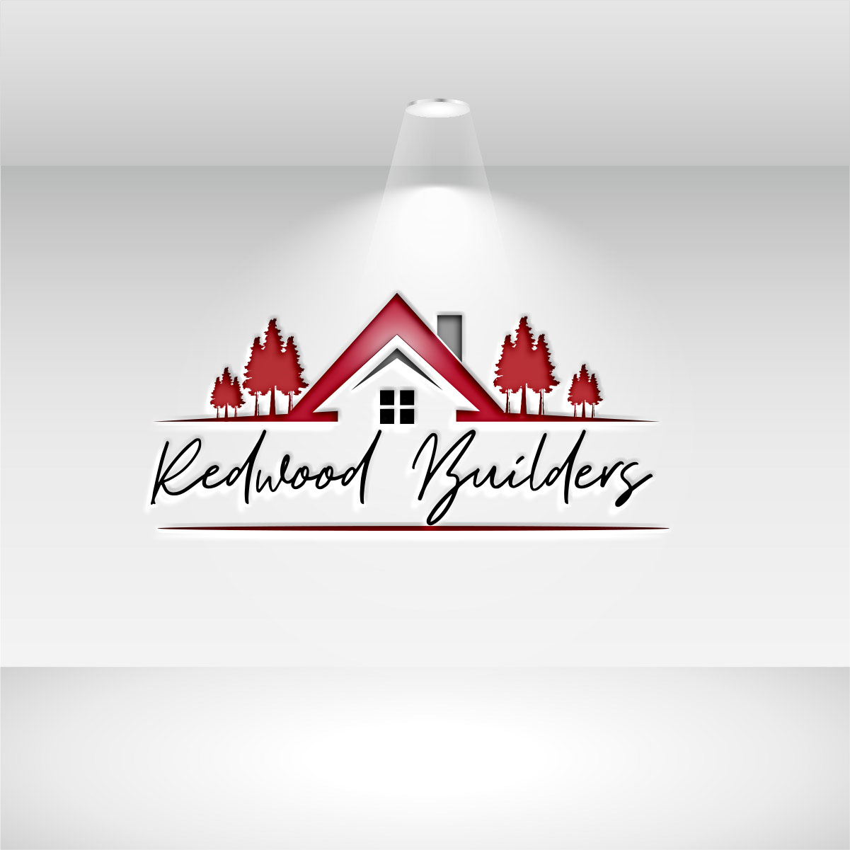 Logo Design by Aemidesigns for REDWOOD BUILDERS | Design #31812348