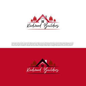 Logo Design by Aemidesigns for REDWOOD BUILDERS | Design: #31812349
