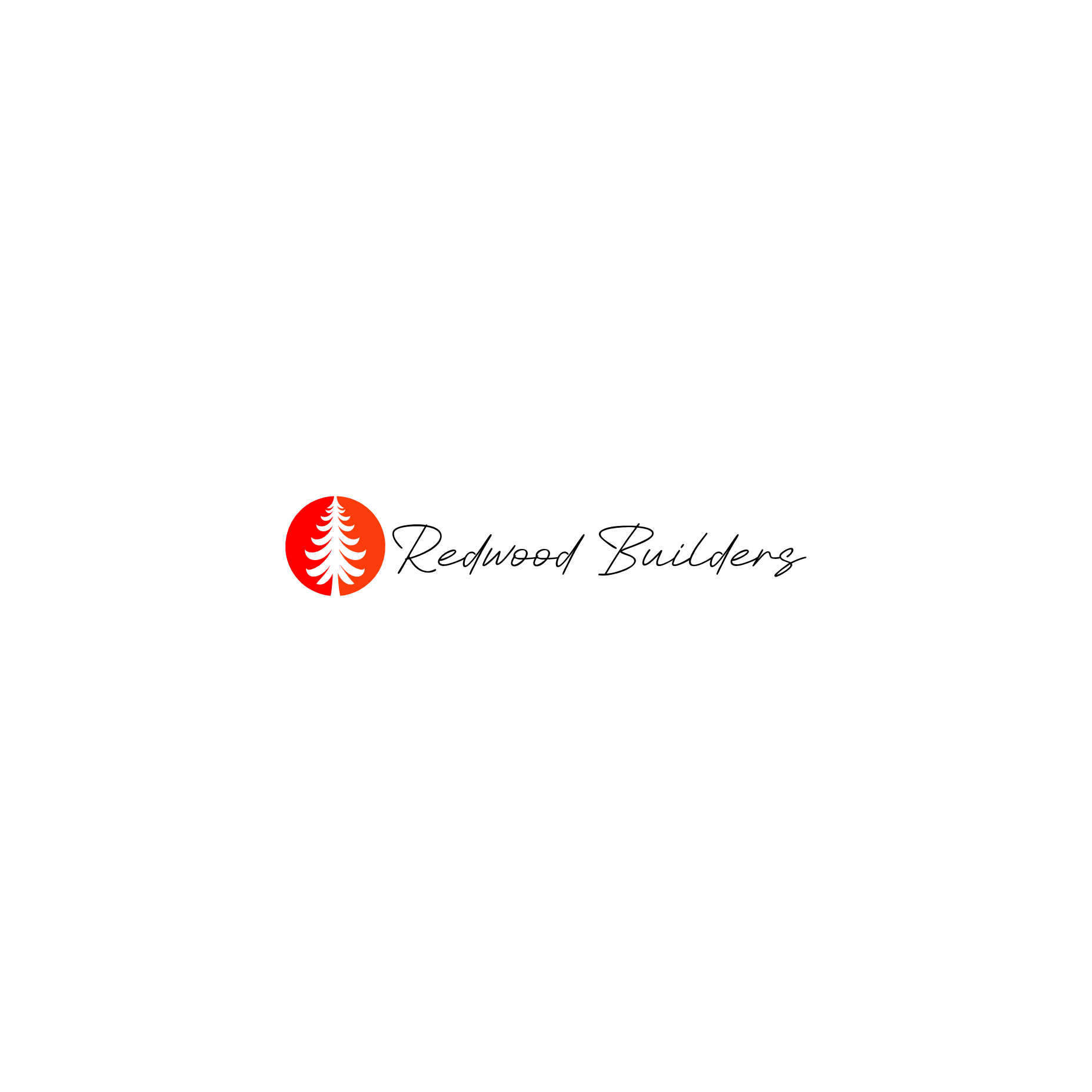 Logo Design by Muhammadsaria for REDWOOD BUILDERS | Design #31817185