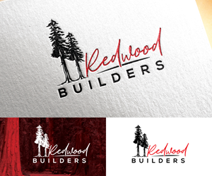 Diseño de Logo por step forward 2 para REDWOOD BUILDERS | Diseño: #31774386