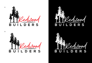 Diseño de Logo por step forward 2 para REDWOOD BUILDERS | Diseño: #32049541