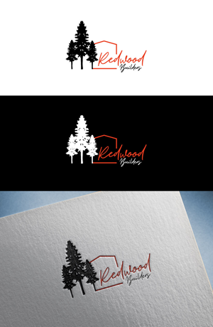 Diseño de Logo por flora.c design para REDWOOD BUILDERS | Diseño: #31777275