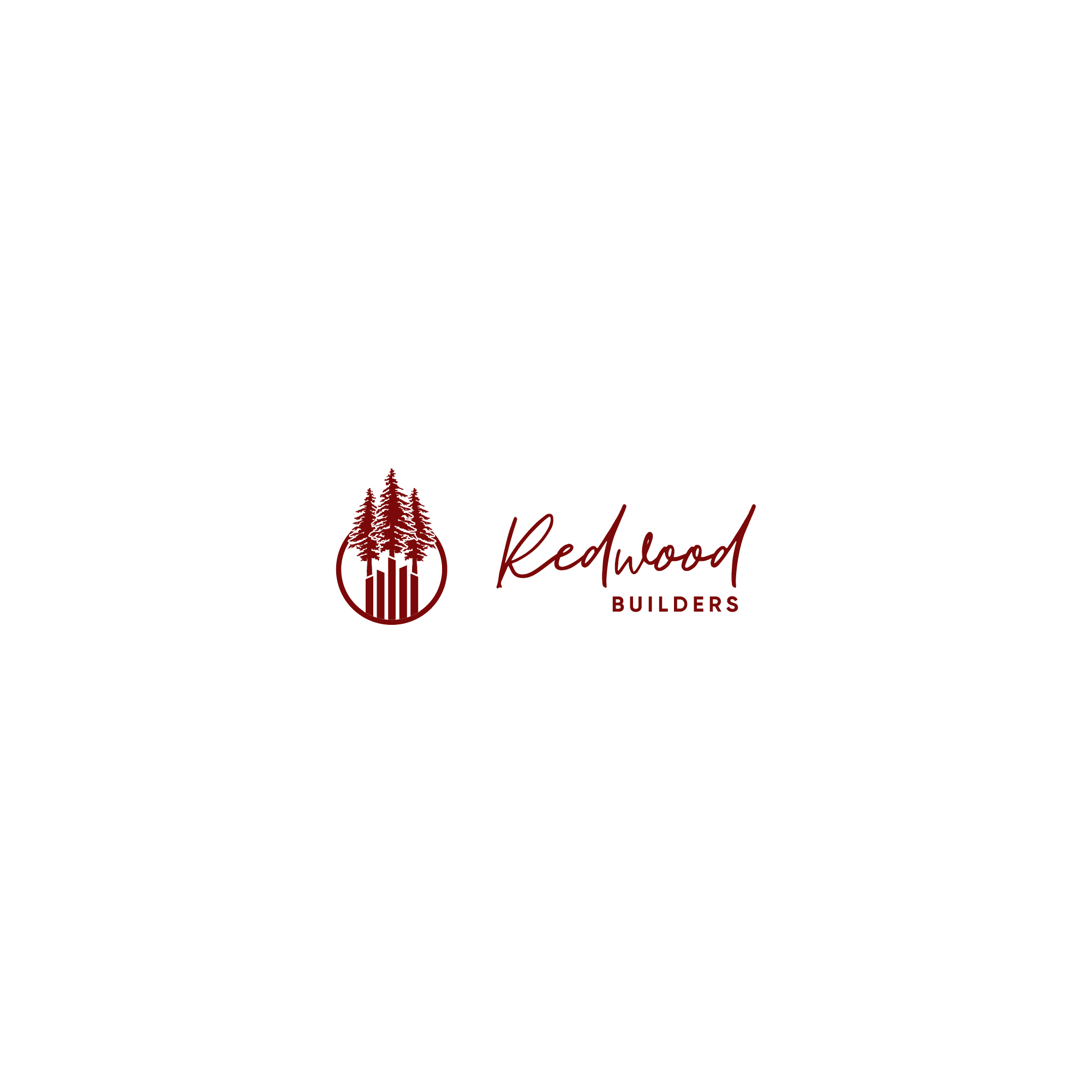Logo Design by RealManish for REDWOOD BUILDERS | Design #31790971