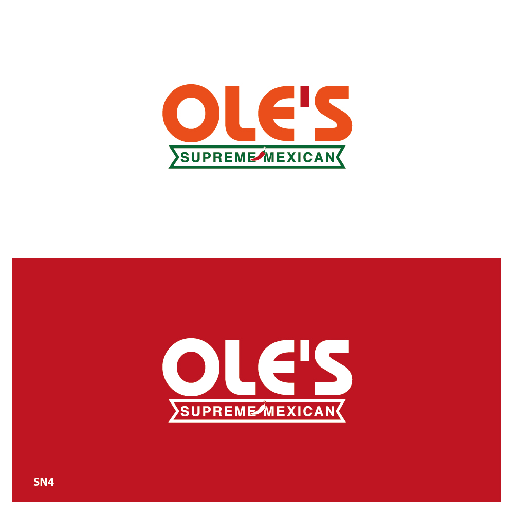 Logo Design by Sujit Banerjee for Ole's Fajitas | Design #31776405