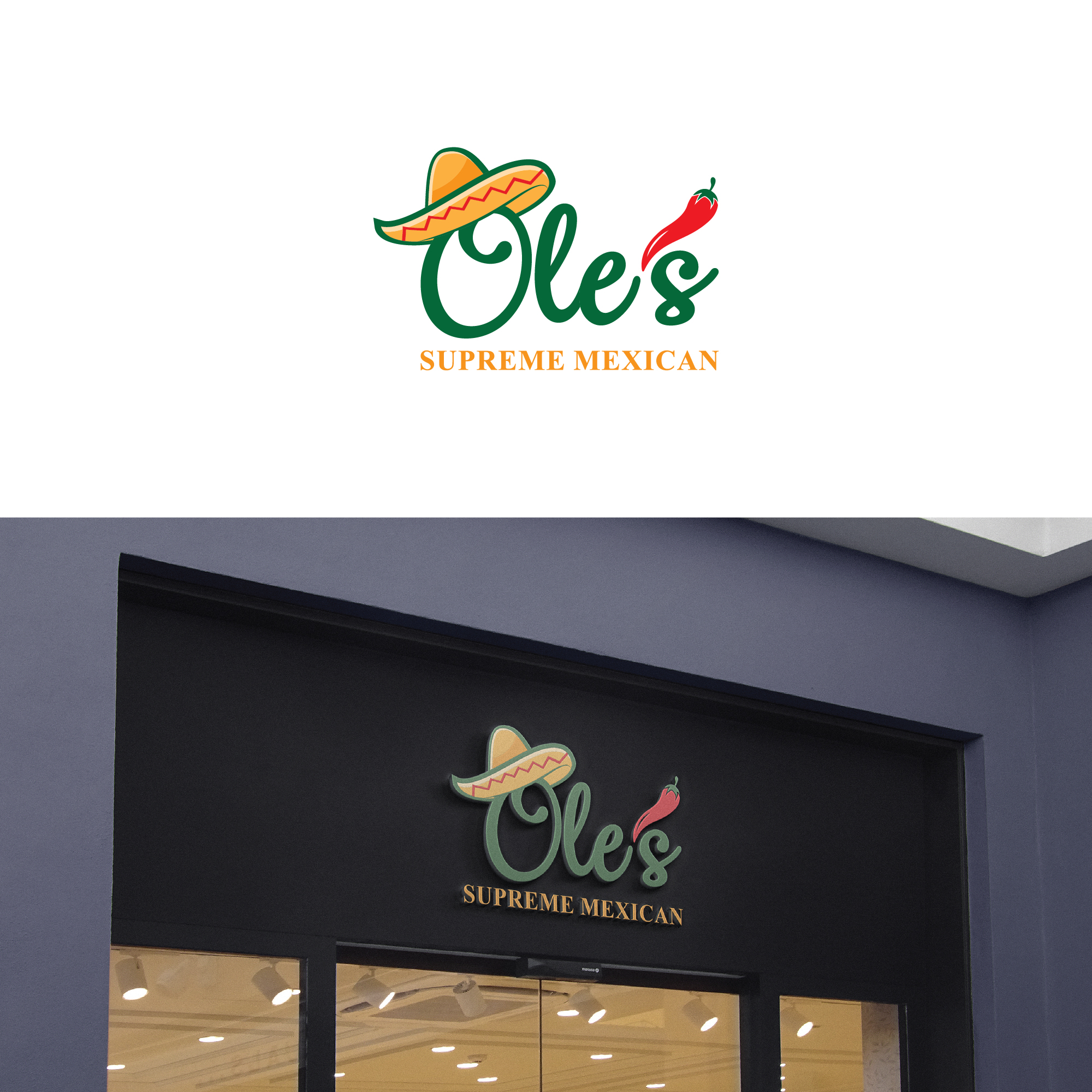 Logo Design by Maxo-Biz for Ole's Fajitas | Design #31782713