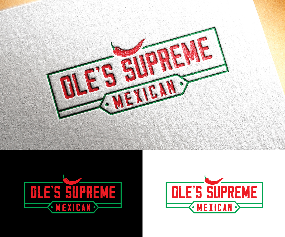 Logo-Design von step forward 2 für Ole's Fajitas | Design #31773430
