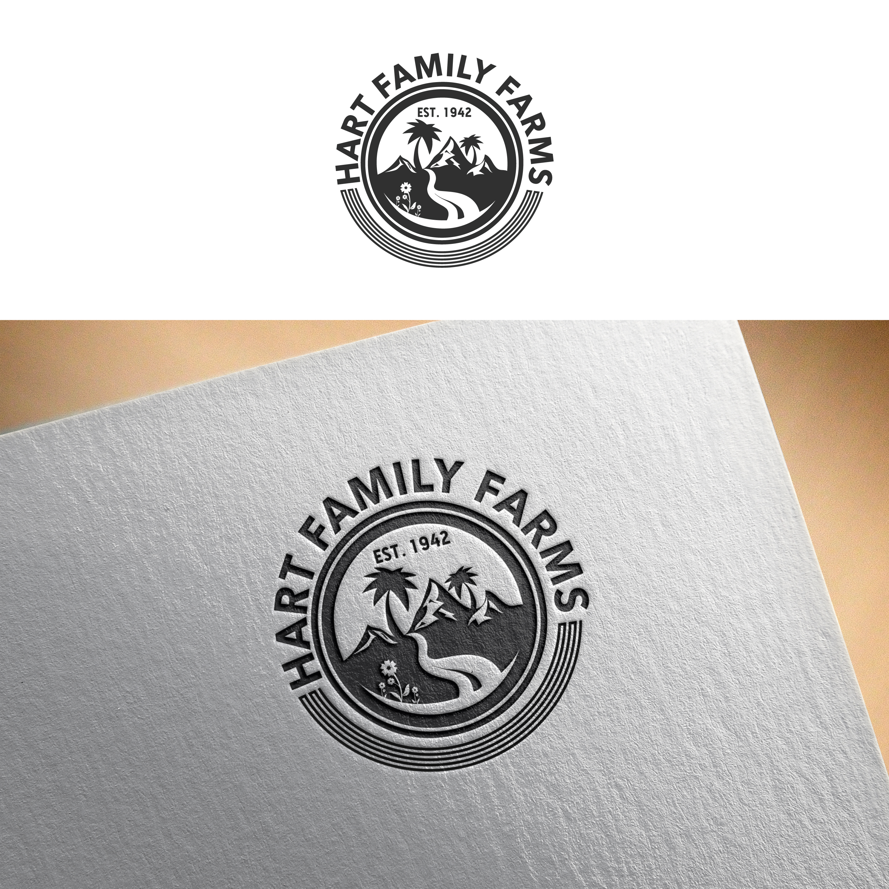 Logo Design by Sunny Deb Nath for The Hartwood Co. | Design #31815704