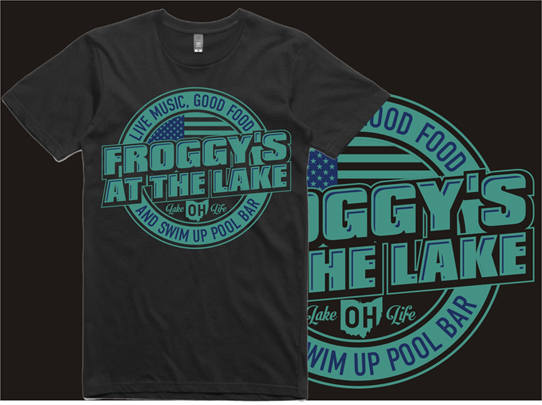 T-shirt Design by Rox Art Design for Froggys at the Lake | Design #31808127