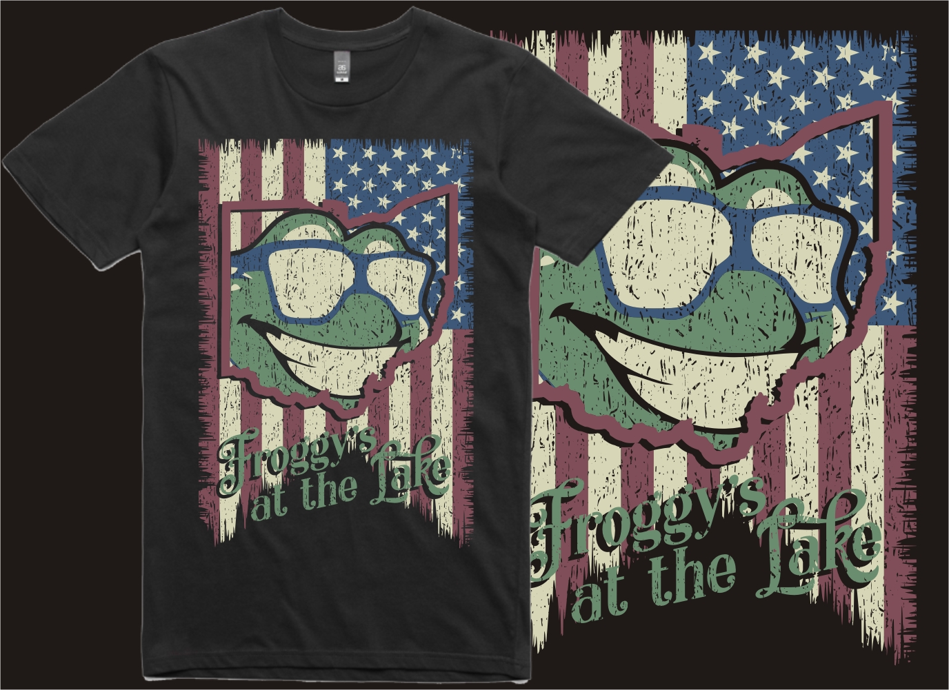 T-shirt Design by Rox Art Design for Froggys at the Lake | Design #31808131