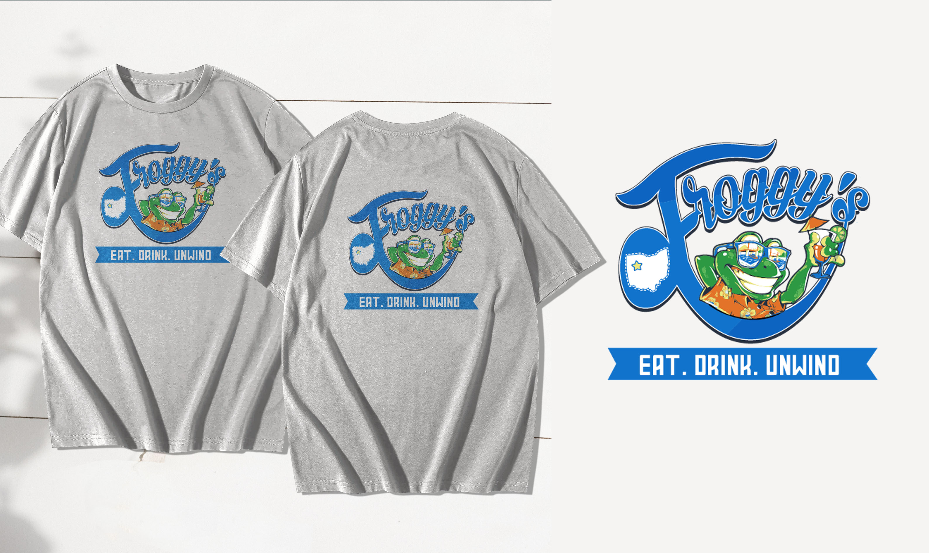 T-shirt Design by devidigitalart for Froggys at the Lake | Design #31803812