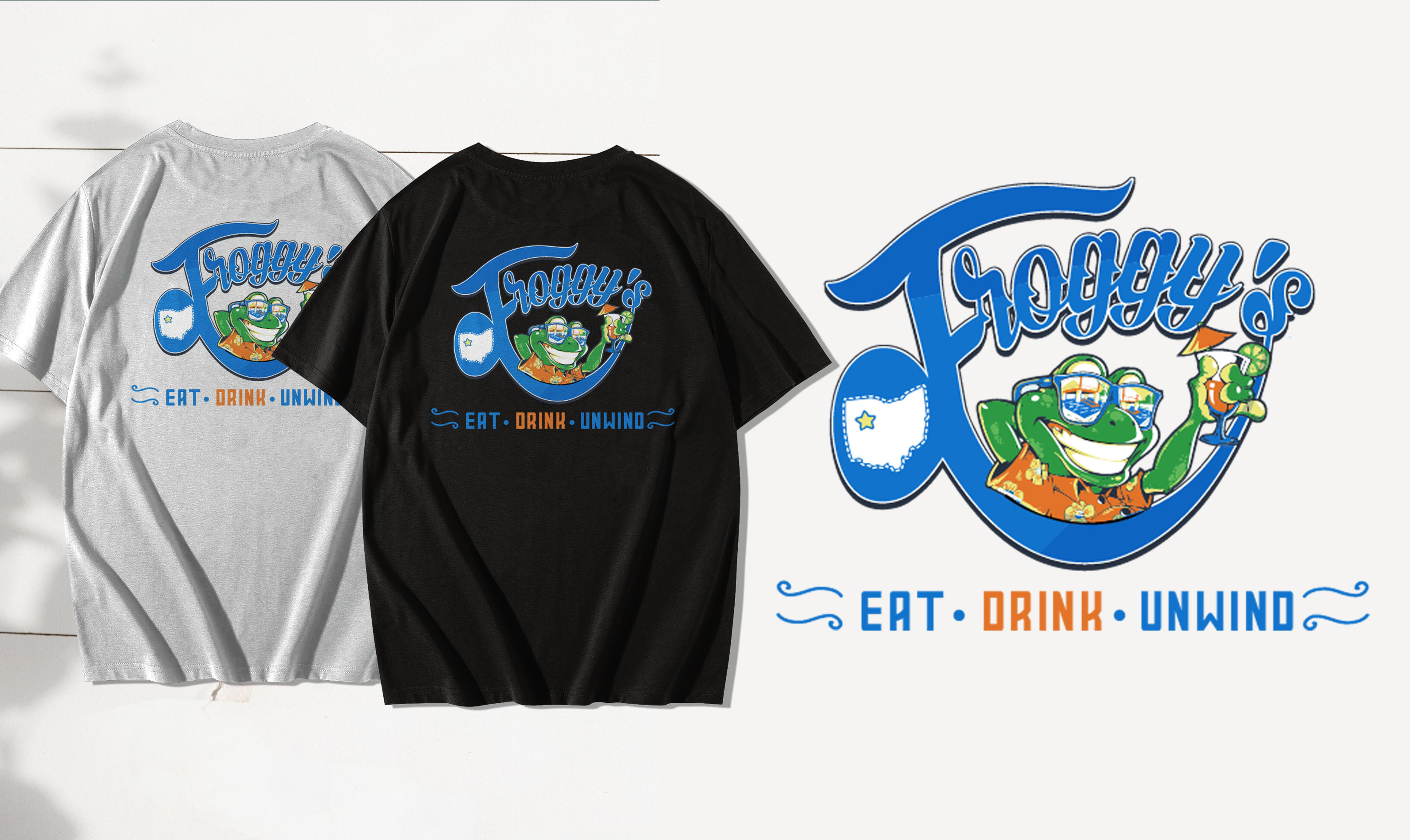 T-shirt Design by devidigitalart for Froggys at the Lake | Design #31803813