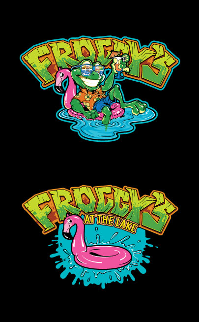 T-shirt Design by ally designs for Froggys at the Lake | Design #32580007