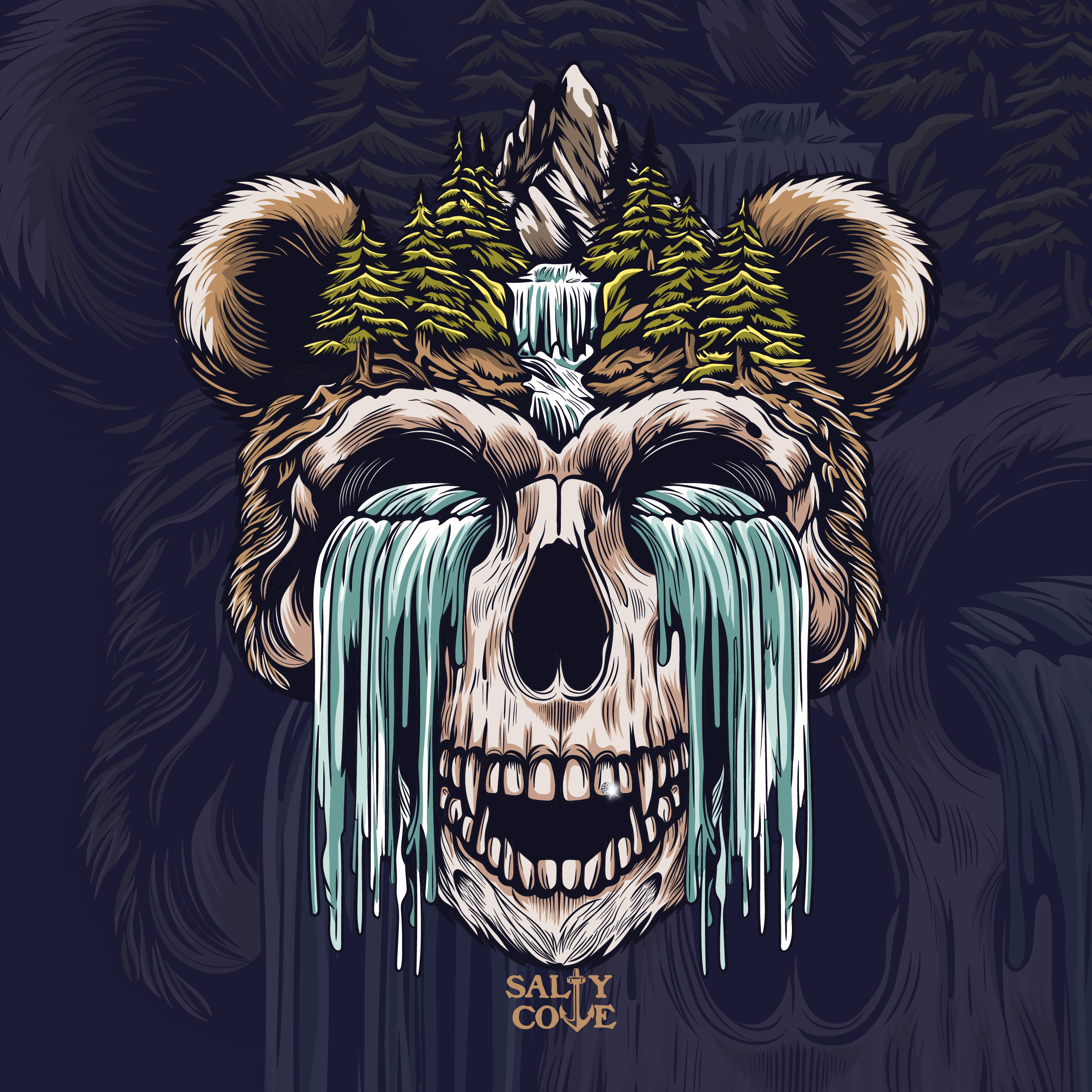 T-shirt Design by FARAJ ART for Salty Cove Customs | Design #31800328