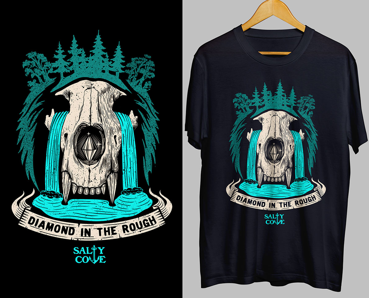 T-shirt Design by òcoa for Salty Cove Customs | Design #31820399