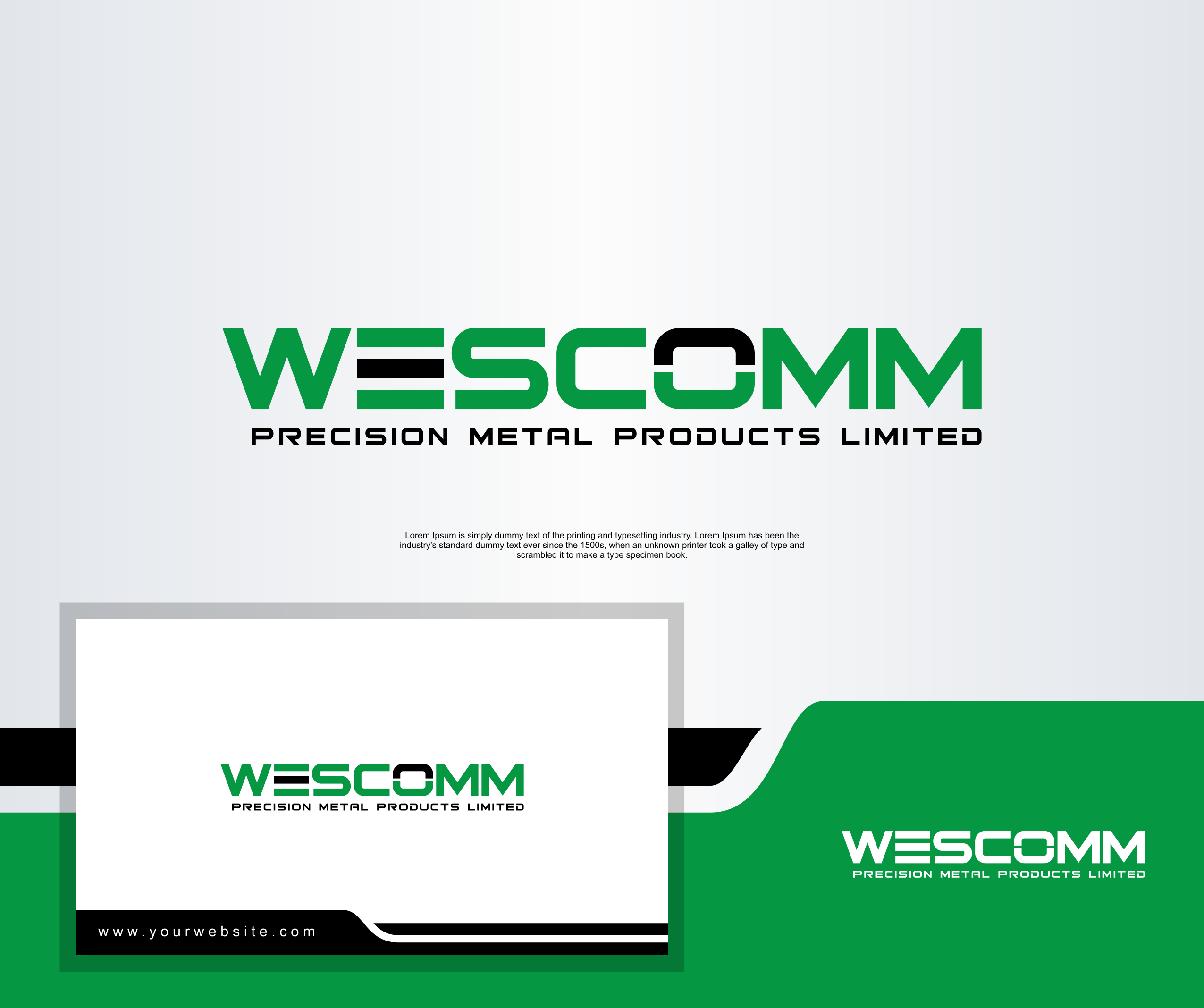 Design de Logo par Johan_Design pour Wescomm Precision Metal Products Limited | Design : #31788061