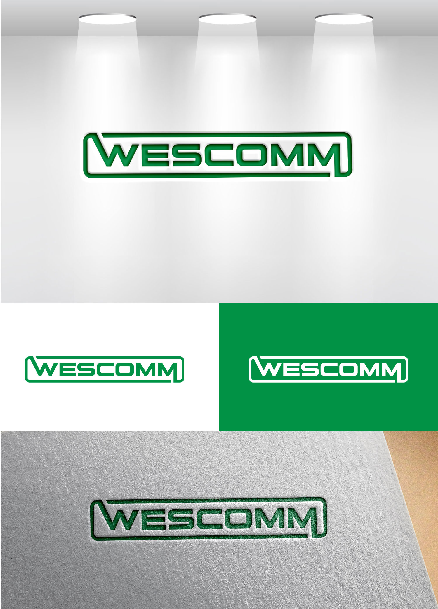 Logo Design by Mi Design1 for Wescomm Precision Metal Products Limited | Design #31790518