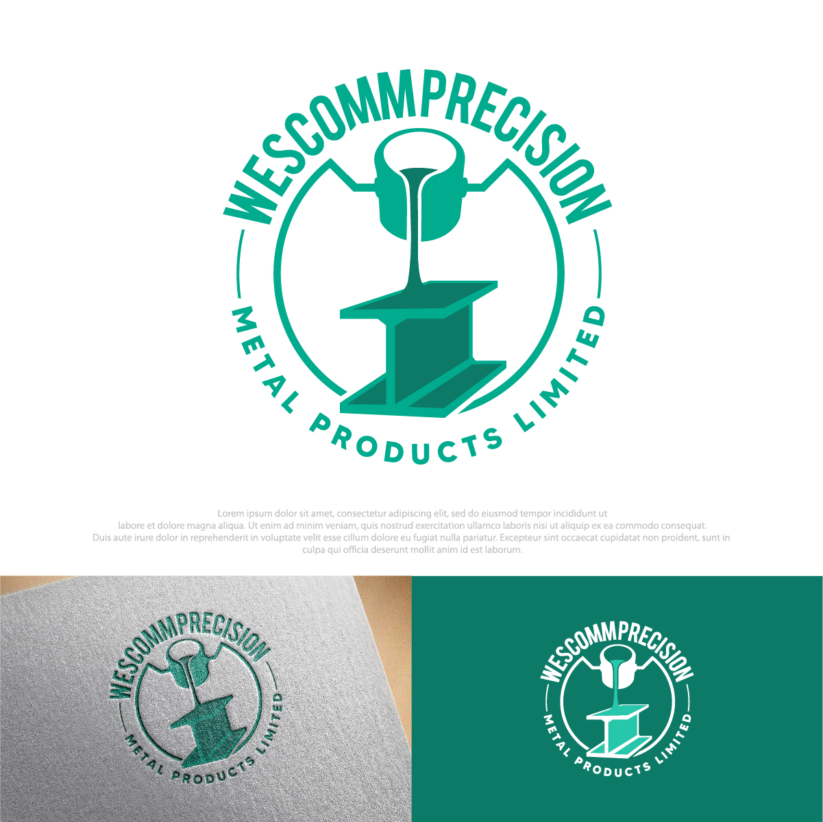 Logo Design by DesignLima for Wescomm Precision Metal Products Limited | Design #31796865