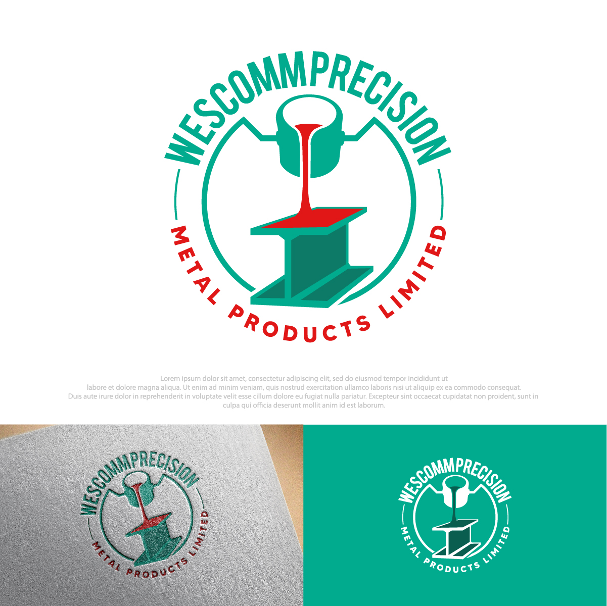 Logo Design by DesignLima for Wescomm Precision Metal Products Limited | Design #31796866