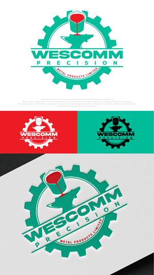 Logo Design by DesignLima for Wescomm Precision Metal Products Limited | Design: #31796867