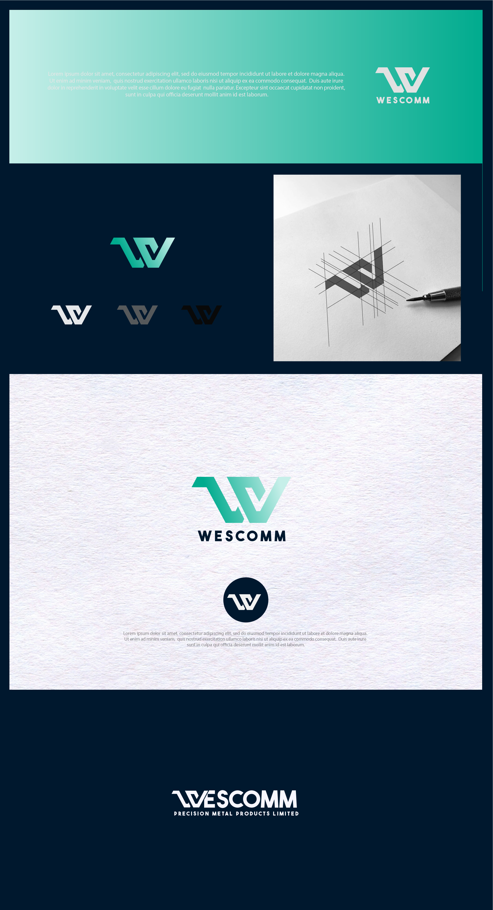 Logo Design by saifysyed Studio for Wescomm Precision Metal Products Limited | Design #31795579