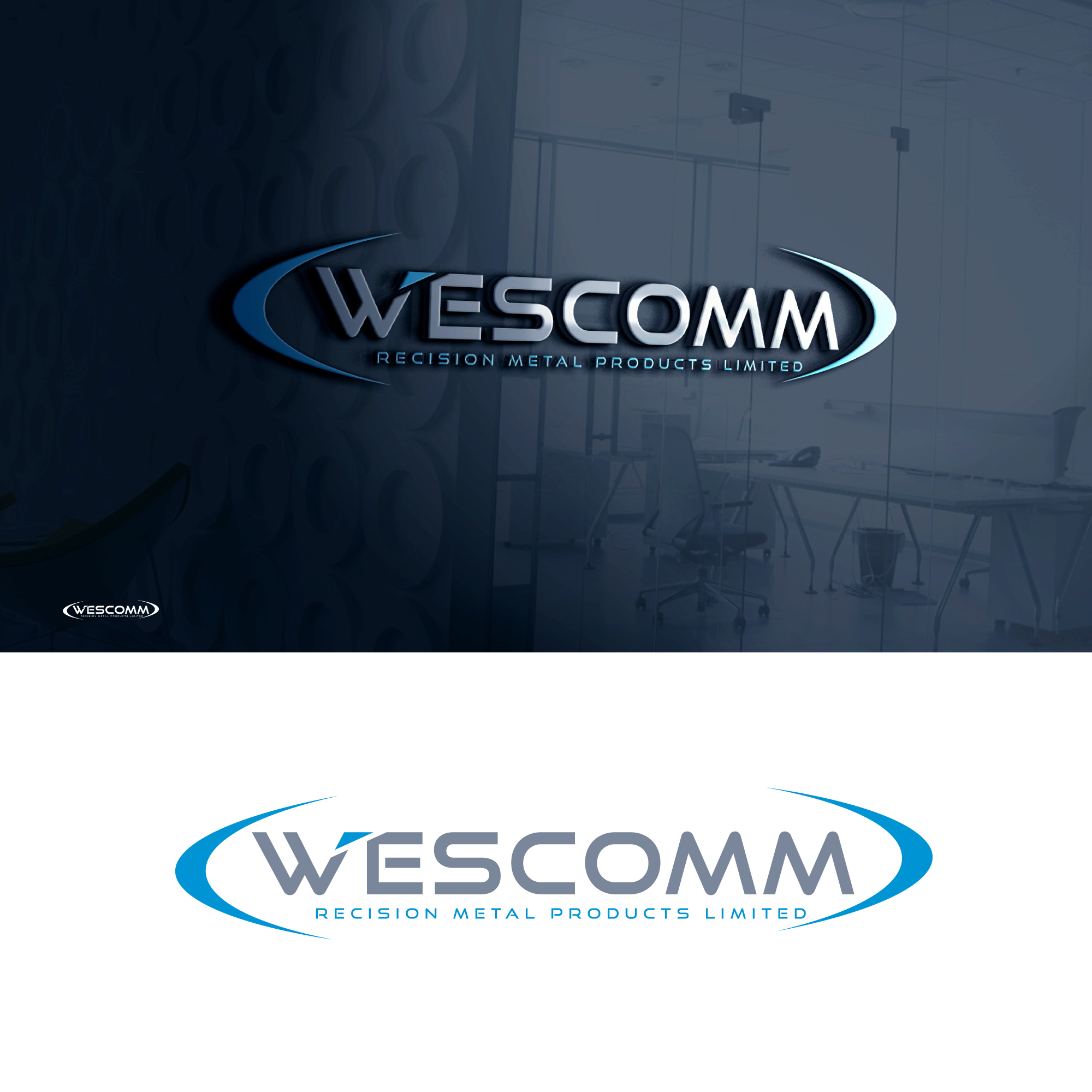 Logo Design by UMBRA Designs for Wescomm Precision Metal Products Limited | Design #31788139