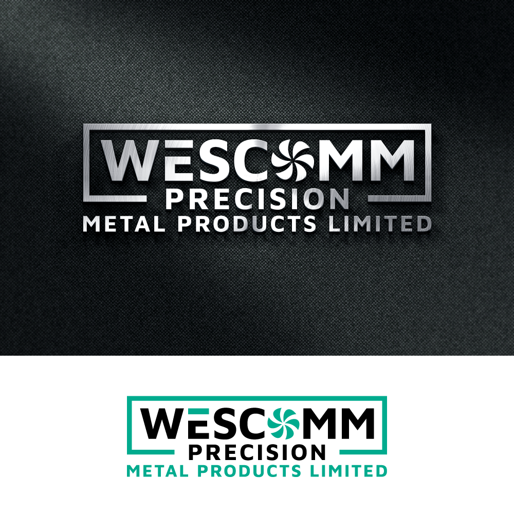 Logo Design by AlphabetZero.co.uk for Wescomm Precision Metal Products Limited | Design #31795991