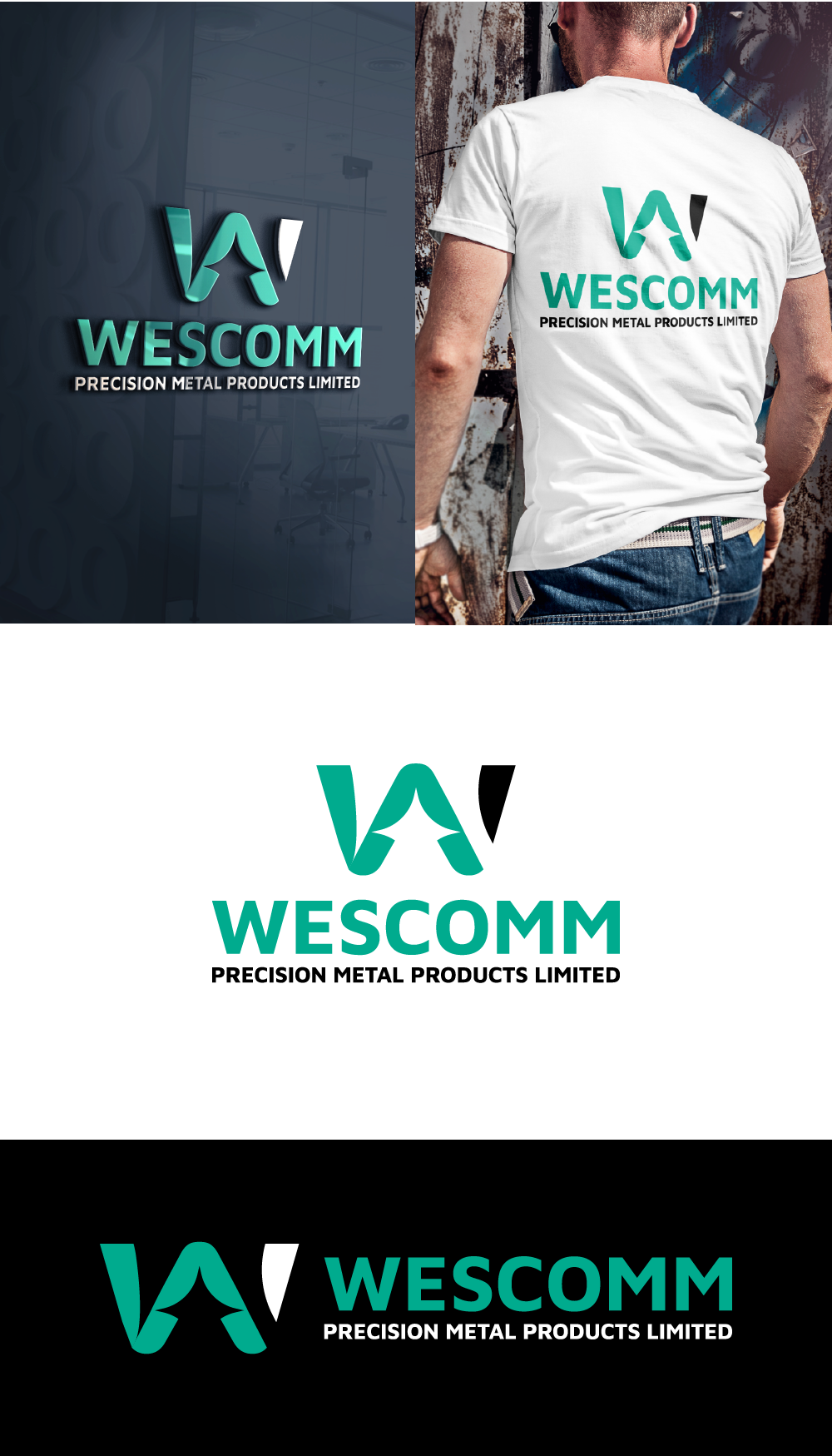 Logo Design by Ayub Zafar for Wescomm Precision Metal Products Limited | Design #31795994