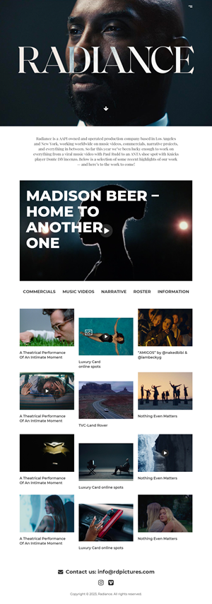 Web Design by Starlyn DS for this project | Design: #31819463