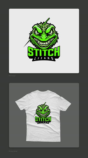 T-shirt Design by Draw n Design for Stitch Lizard  | Design #32070550