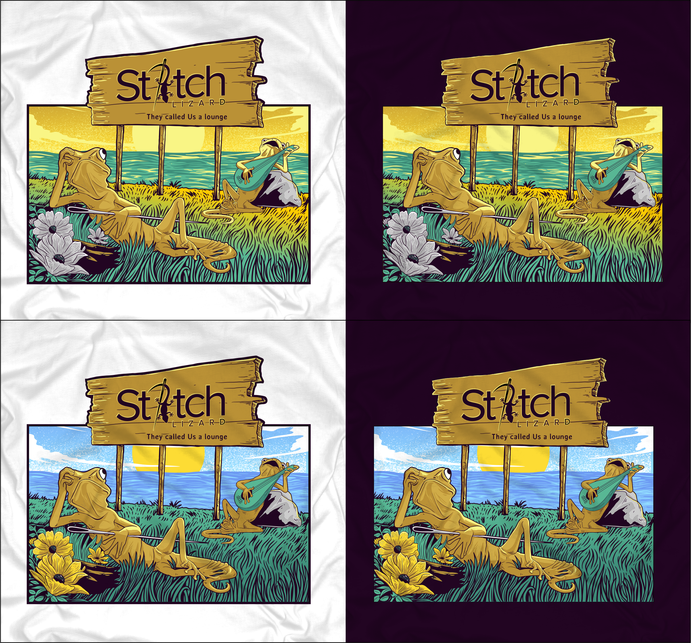 T-shirt Design by Yakuza20 for Stitch Lizard  | Design #31843942