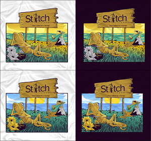 T-shirt Design by Yakuza20 for Stitch Lizard  | Design: #31843942