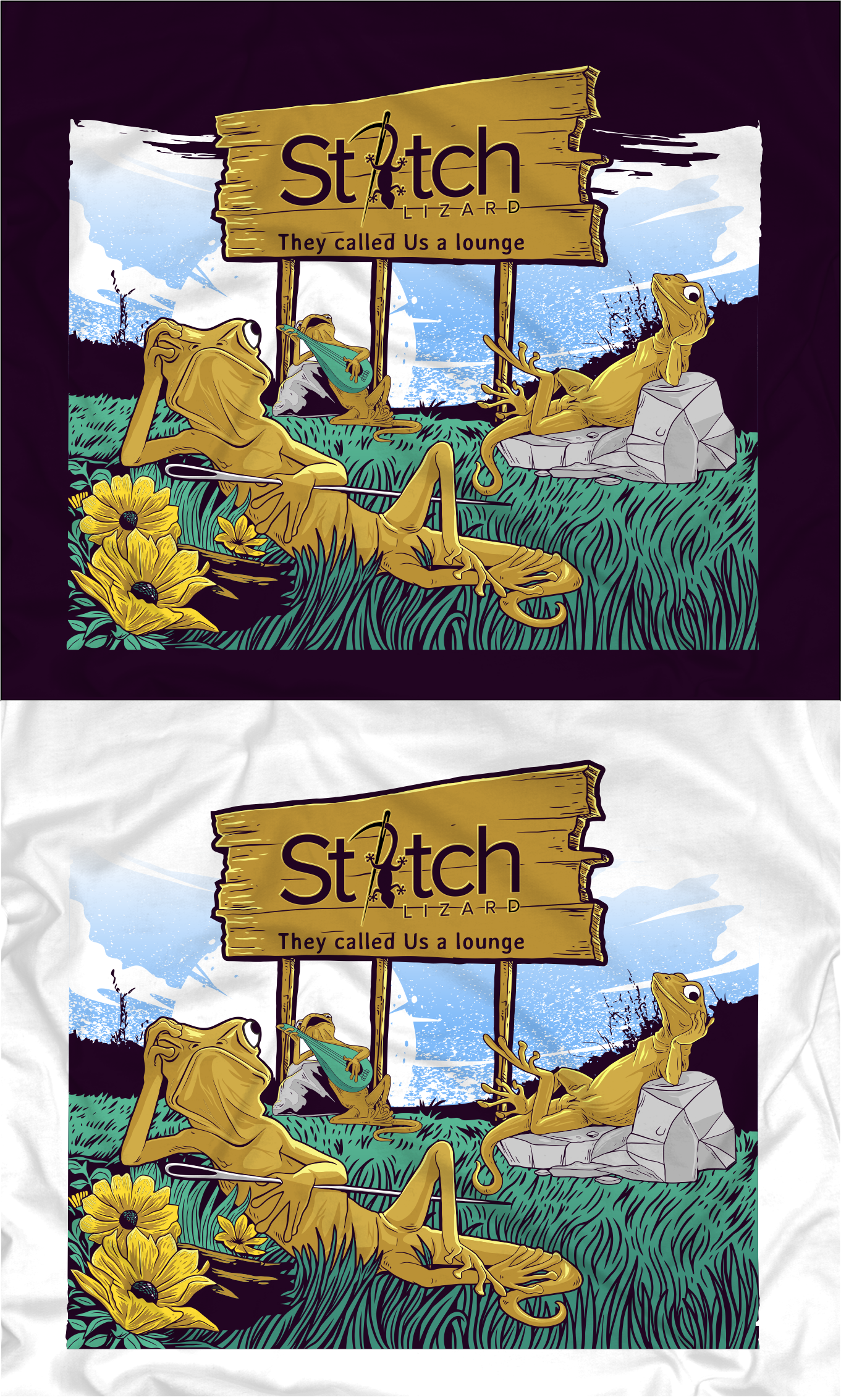 T-shirt Design by Yakuza20 for Stitch Lizard  | Design #31844414