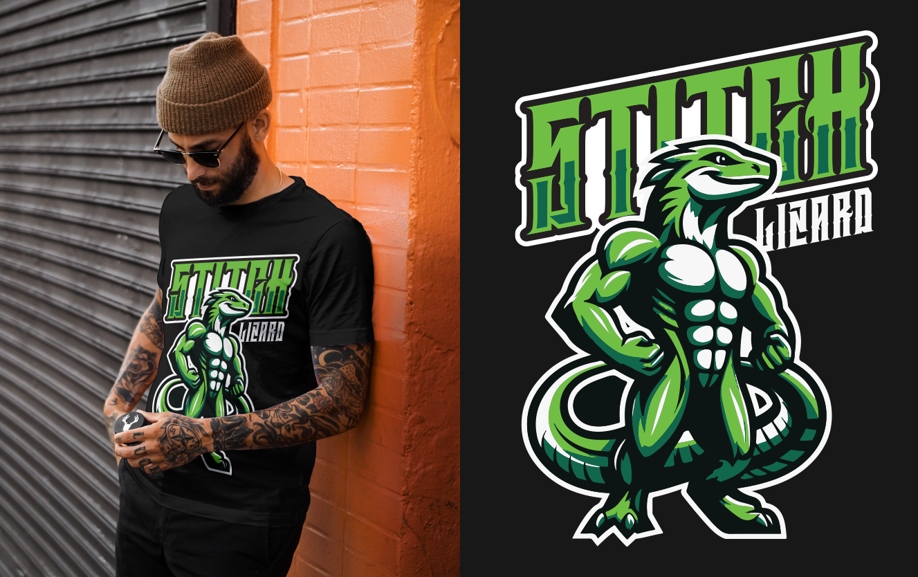 T-shirt Design by Tengku Shahril Norzaimi for Stitch Lizard  | Design #32081360
