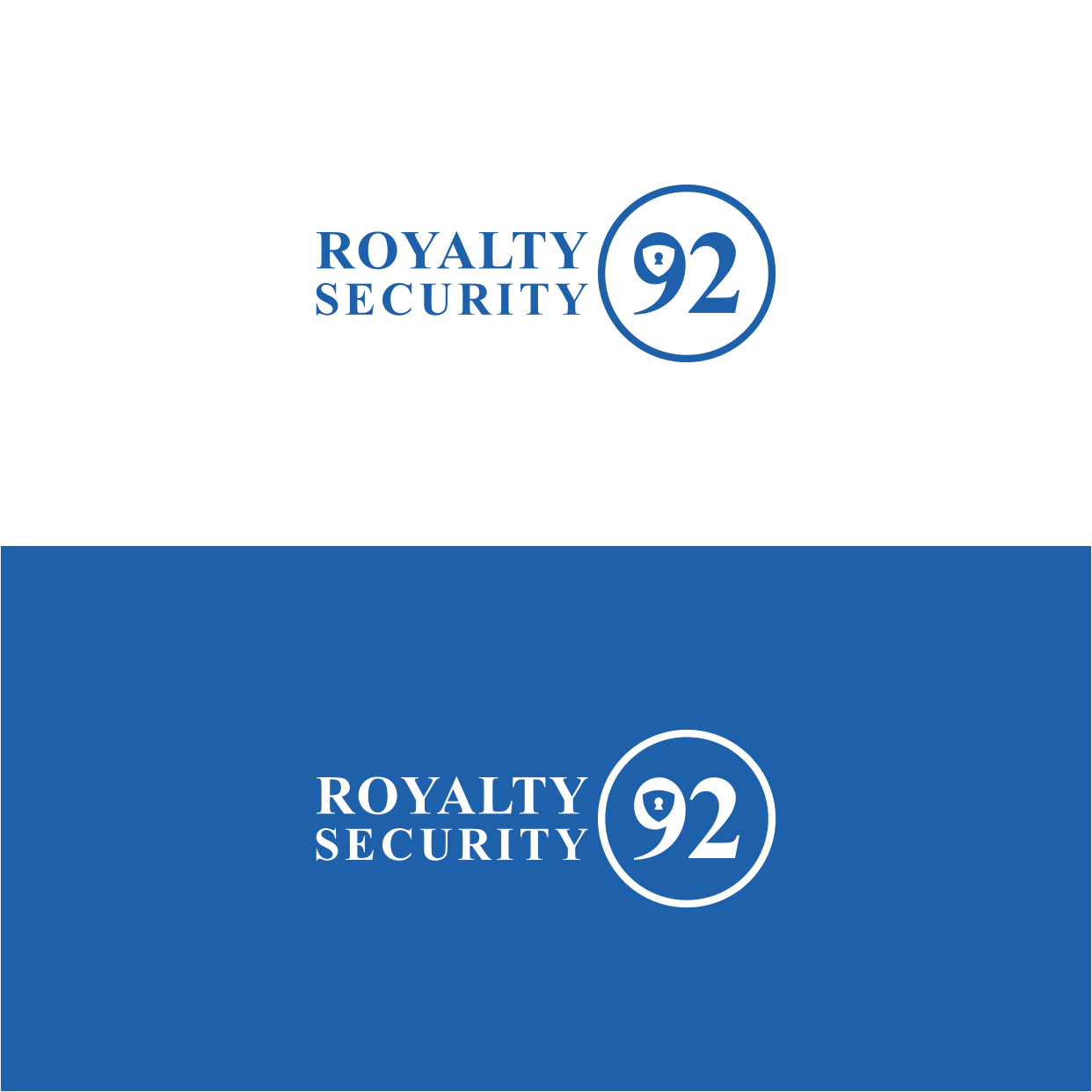 Logo-Design von Kaze56 für Royalty 92 Security | Design #31800709