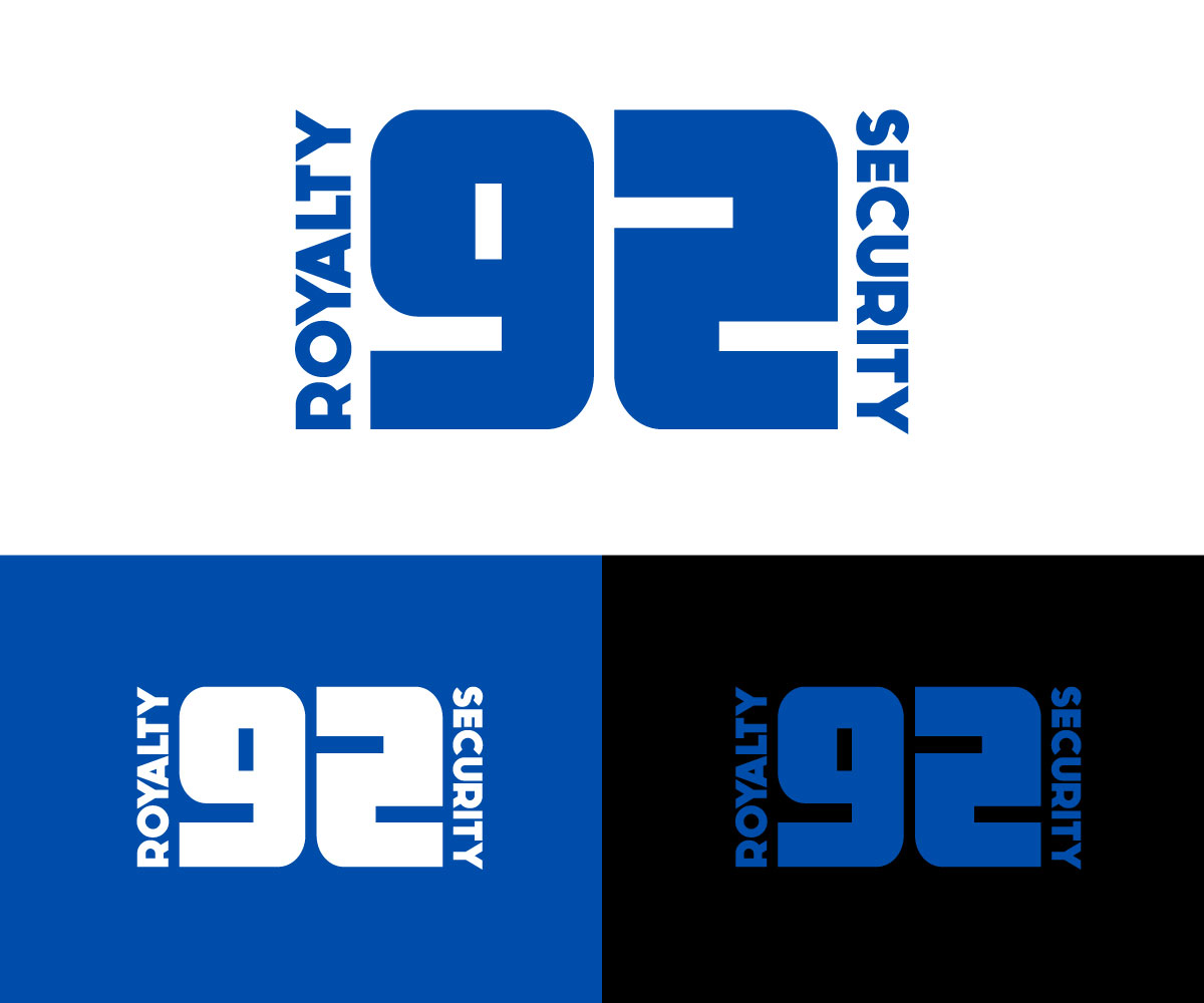Logo-Design von RaKu 2 für Royalty 92 Security | Design #31824791