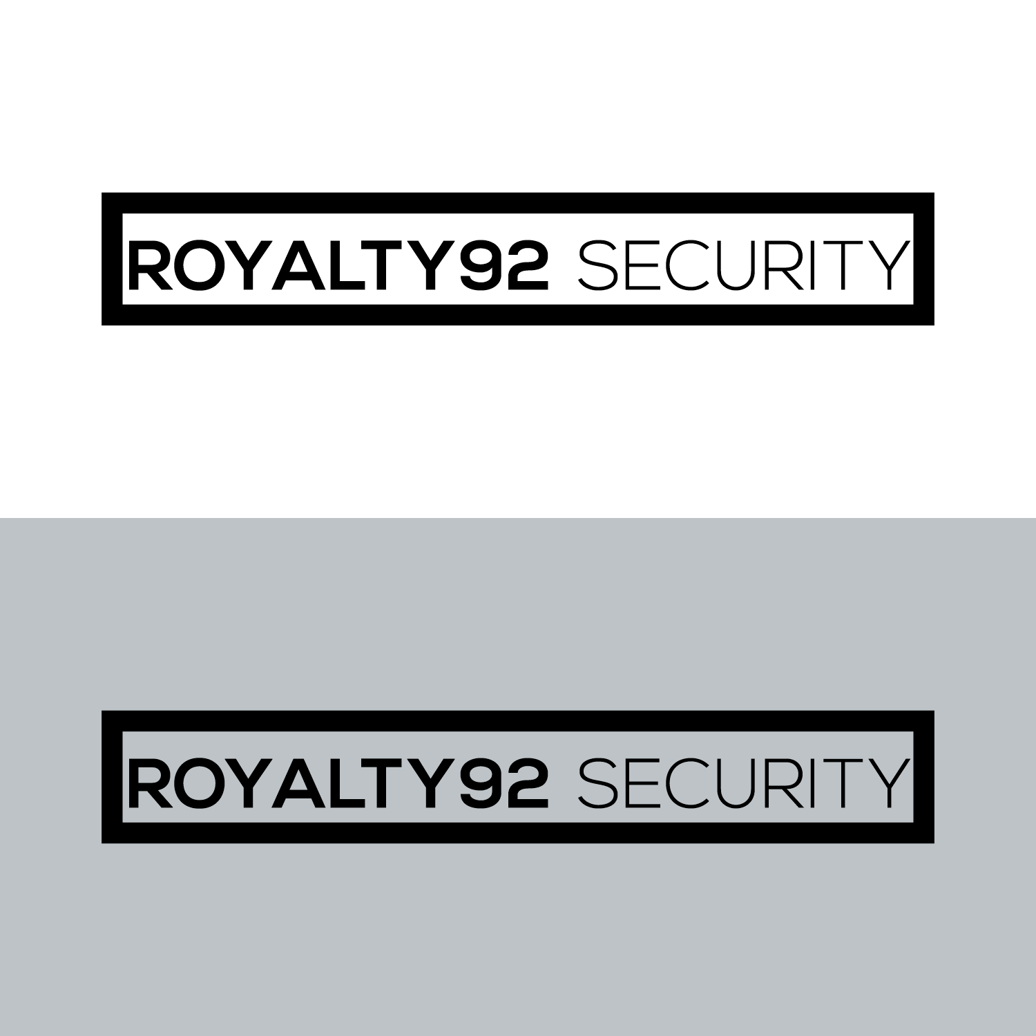 Logo Design by pusing for Royalty 92 Security | Design #31803791