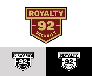 Logo Design by Zonda Studio for Royalty 92 Security | Design: #31794663