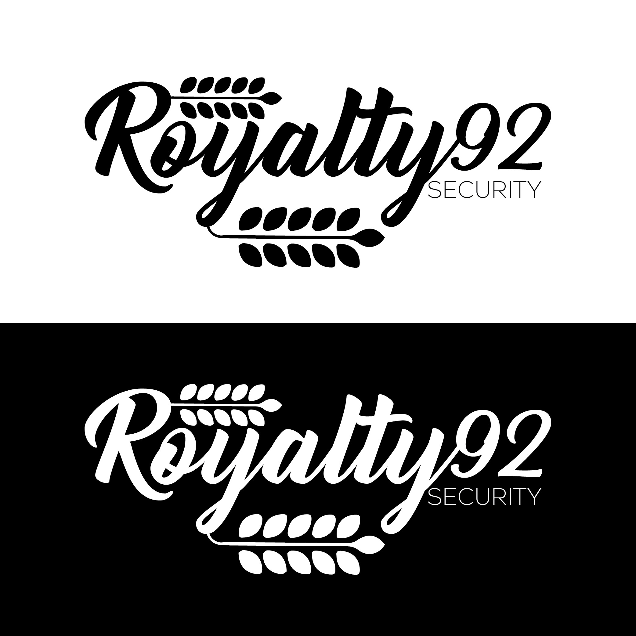 Logo Design by MONIR360 for Royalty 92 Security | Design #31814288