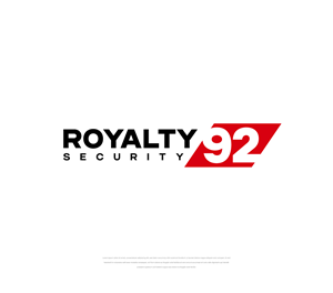 Logo Design by apik. for Royalty 92 Security | Design: #31807571