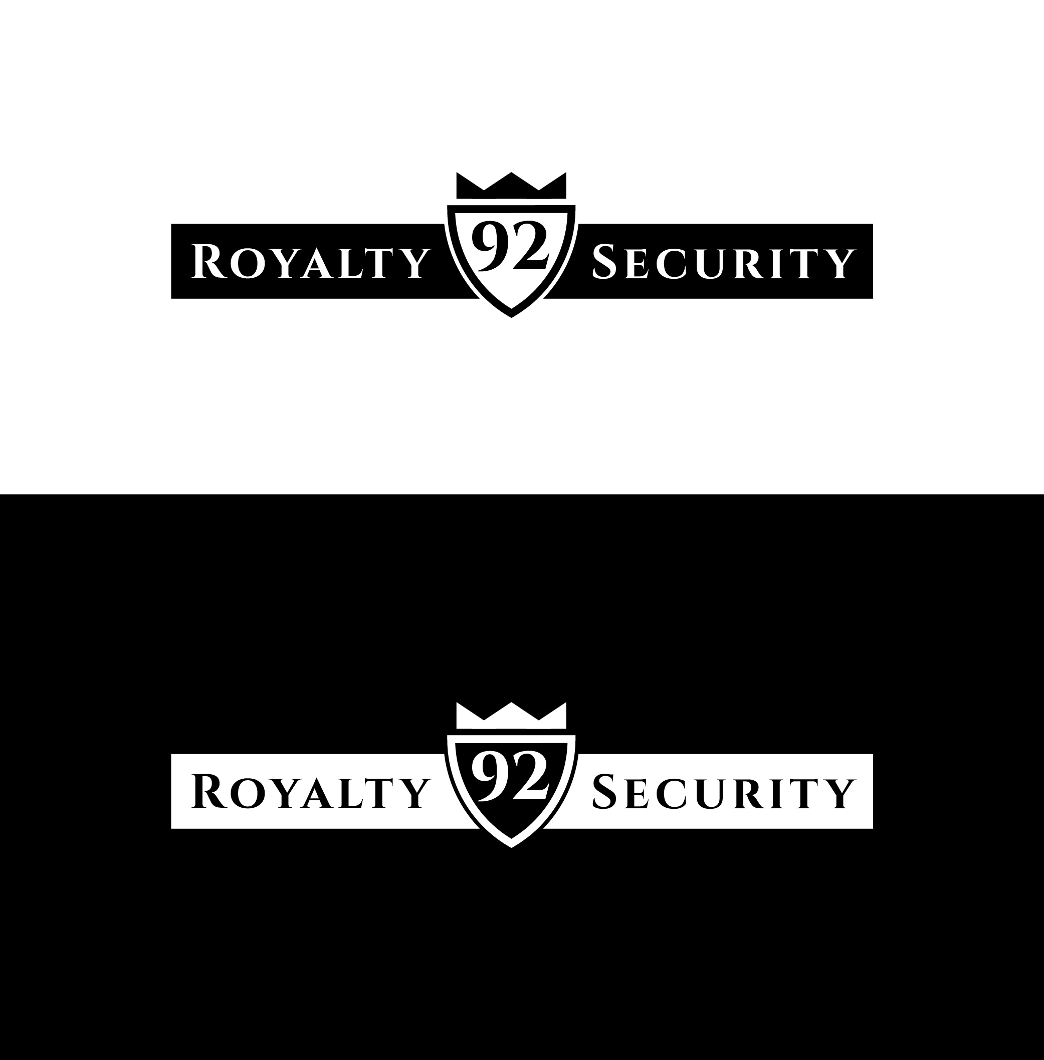 Logo Design by creativevis for Royalty 92 Security | Design #31816551