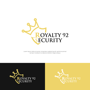 Logo Design by alitjuara for Royalty 92 Security | Design: #31811367