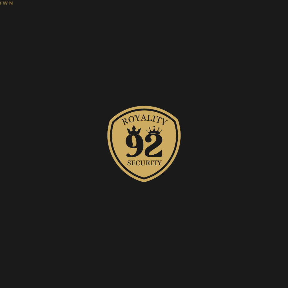 Logo Design by alitjuara for Royalty 92 Security | Design #31811378