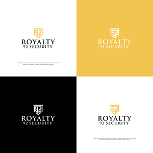 Logo Design by alitjuara for Royalty 92 Security | Design: #31811379