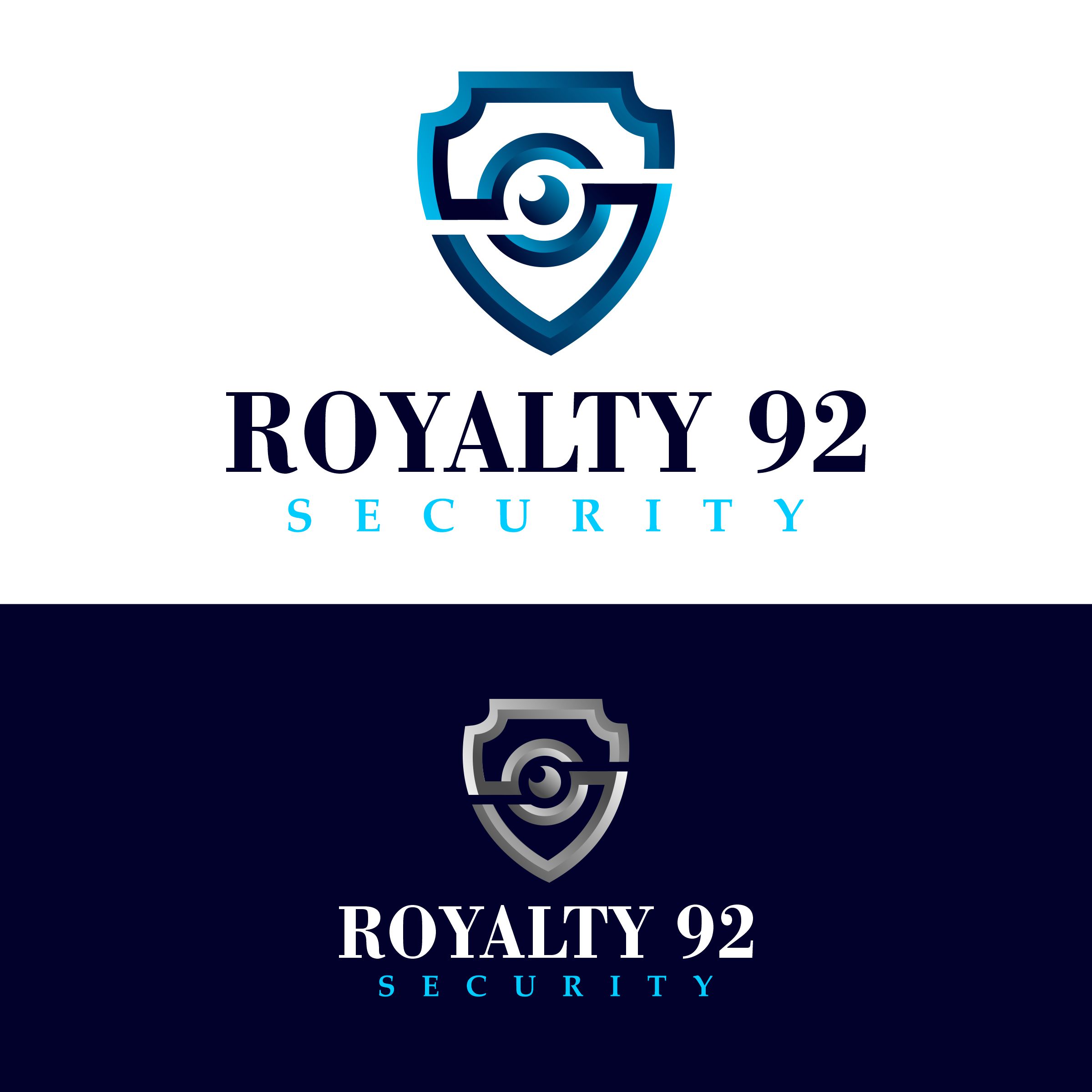 Logo Design by creative.bugs for Royalty 92 Security | Design #31803906