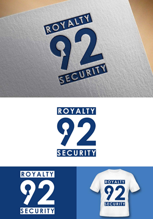 Logo Design by fly  design for Royalty 92 Security | Design: #31797977