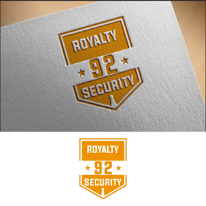 Logo Design by fly  design for Royalty 92 Security | Design: #31798190