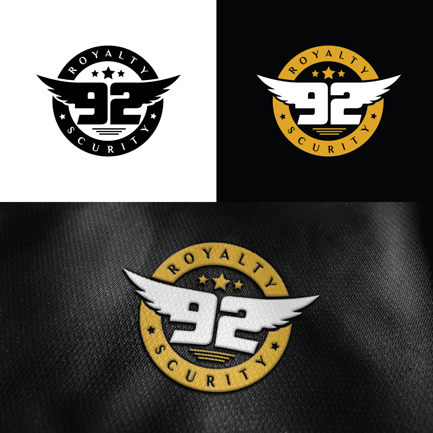 Logo Design by Maxo-Biz for Royalty 92 Security | Design #31798404