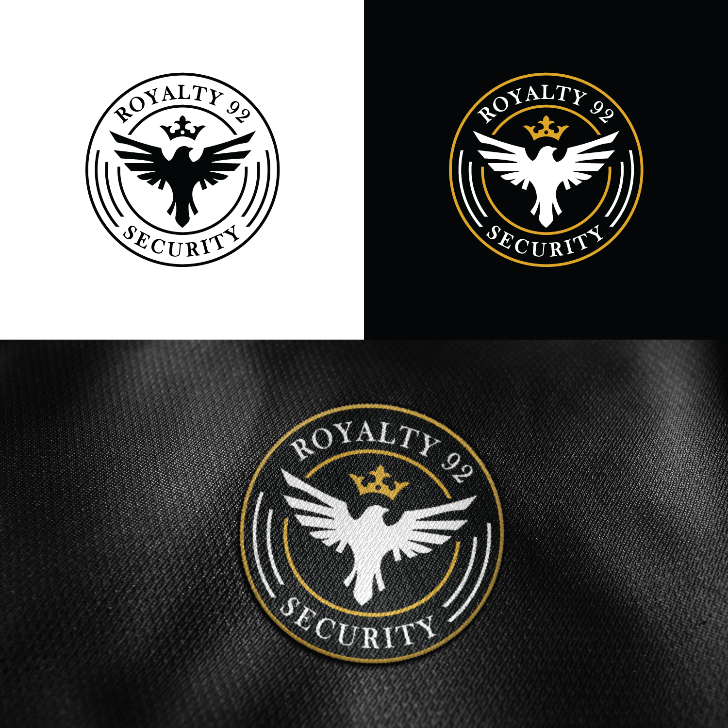 Logo Design by Maxo-Biz for Royalty 92 Security | Design #31798405