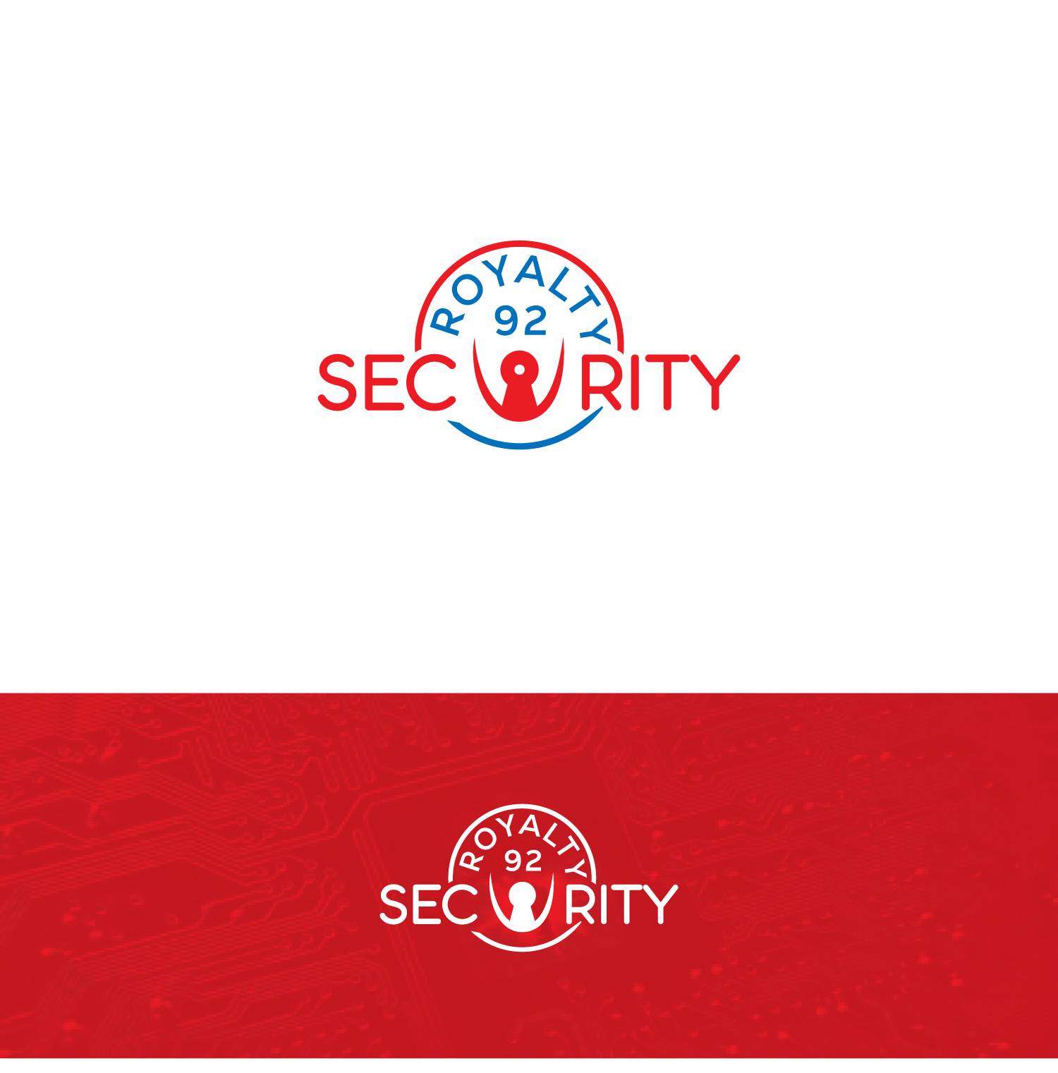 Logo Design by HUD.Q for Royalty 92 Security | Design #31805804