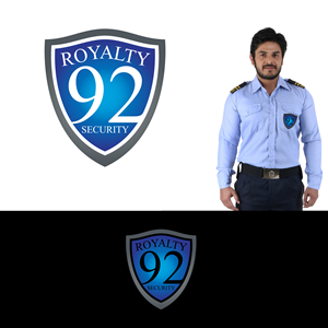 Logo Design by Khadeeja Designs for Royalty 92 Security | Design: #31800918